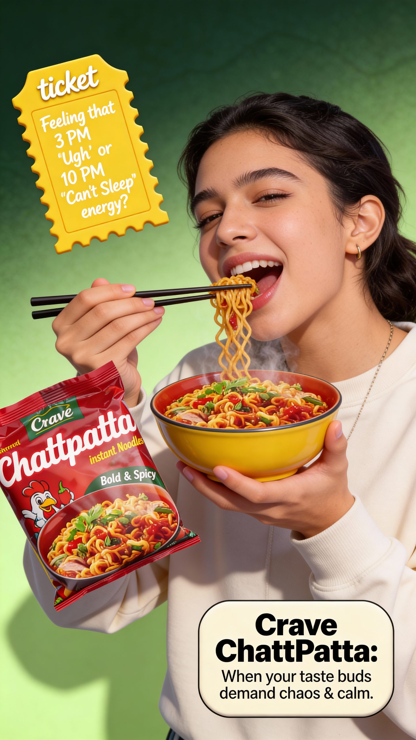Crave Student Survival Kit Bundle | 30 Packs | Chattpatta & Chicken Mix | Exam Season